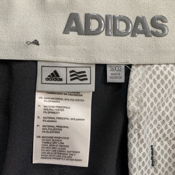 Adidas Pants Mens 36 Black Ultimate365 Lightweight Performance Travel Golf - Picture 6 of 11